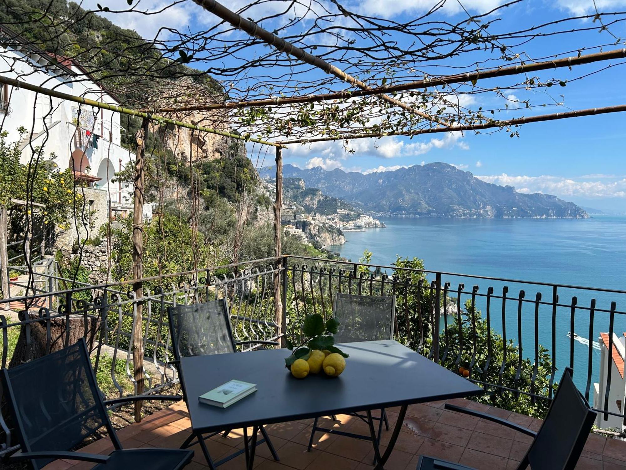 Amalfi 51 Con Vista Mare, Giardino E Terrazze Villa Conca dei Marini Eksteriør bilde