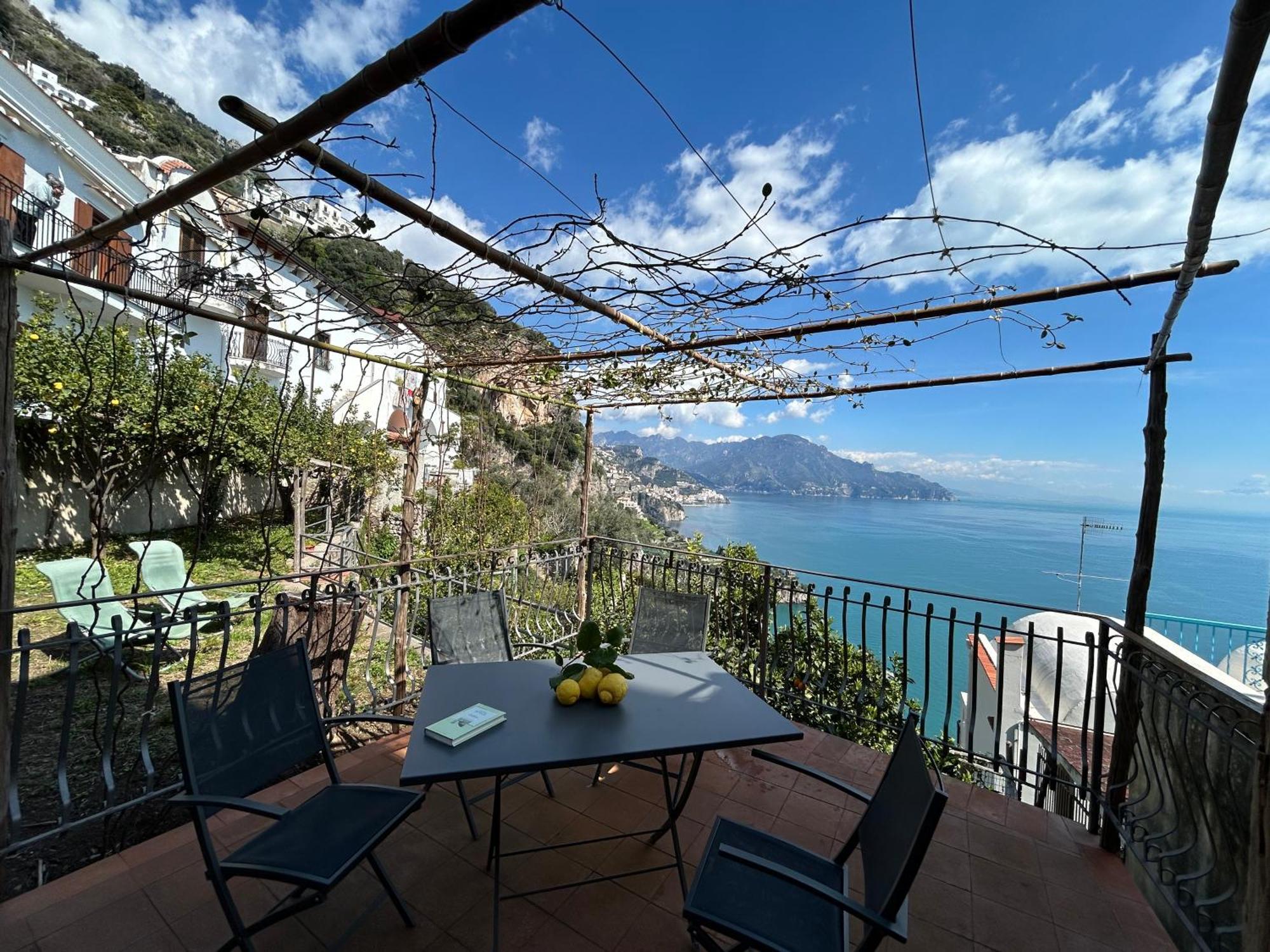 Amalfi 51 Con Vista Mare, Giardino E Terrazze Villa Conca dei Marini Eksteriør bilde